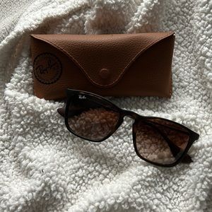 Gently Used RayBans- Non-polarized CHRIS glasses Tortoise